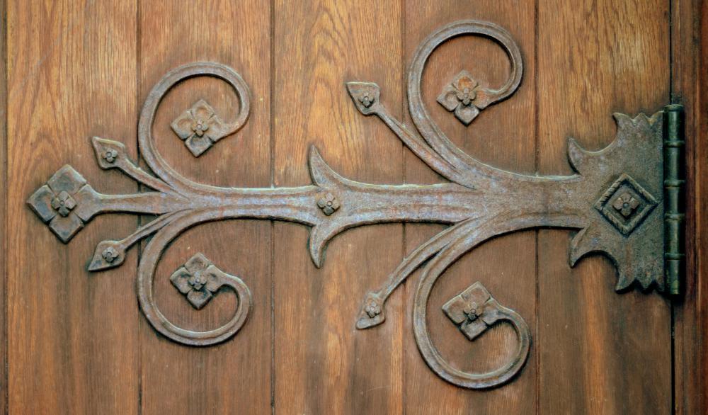 Butt hinges are the traditional type of hinge commonly seen on doors.