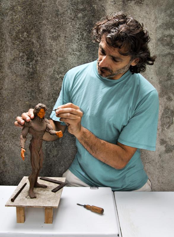 Sculptors often use the word "ceramics" because it connotes sophistication more than the word "pottery" does.