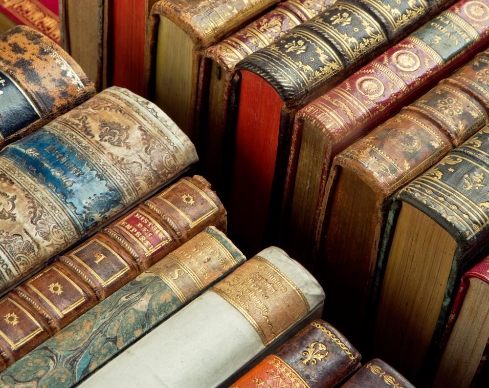 An antiques dealer may help appraise the value of antique books.