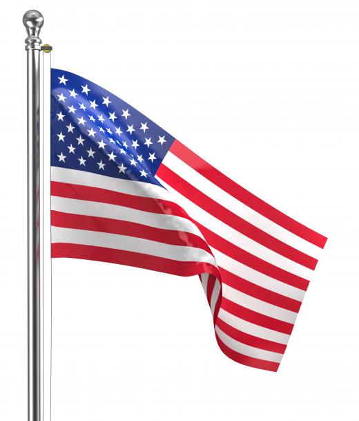 The American flag should never be permitted to touch the ground.