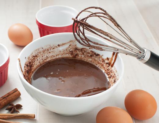 Use two colors of batter to make pretty swirls in a cake for a baby shower.