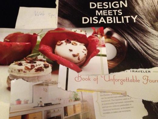 Design mood board.