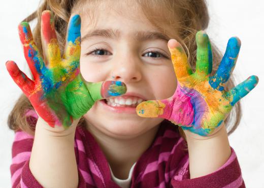 Dimensional paint may be mixed with glow in the dark materials.