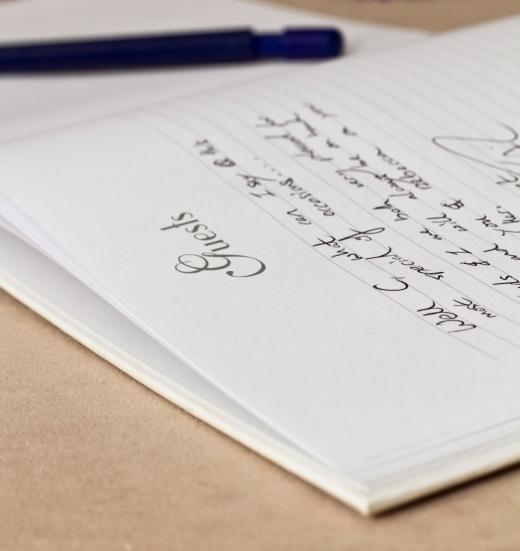 Many baby showers feature guestbooks where attendees can leave messages for the mother and child.