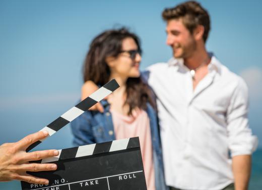 There are two components to a clapperboard: the clapper, and a slate.