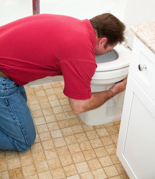 Toilet bowl cleaners should be used after vomiting to reduce the smell.