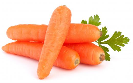 Vegetable platters at a party often include baby carrots.