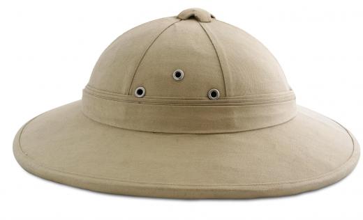 The pith from sola plants is used to make pith helmets, also called safari hats.