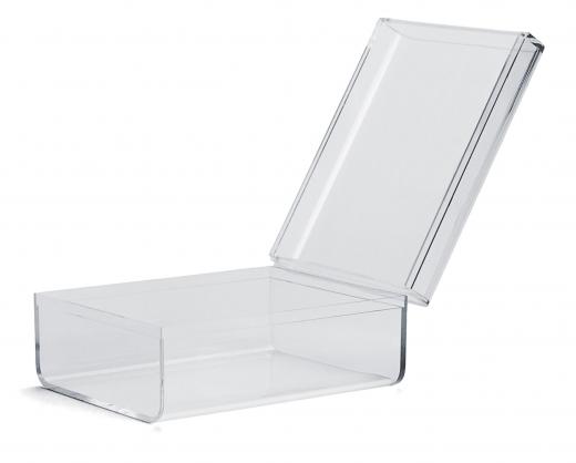 An acrylic box.