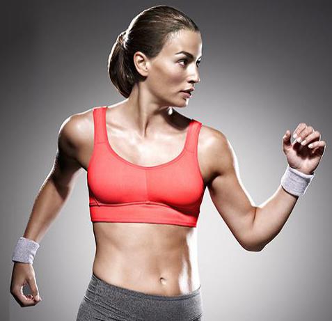 Sharkskin fabric is commonly used to make sportswear for women.