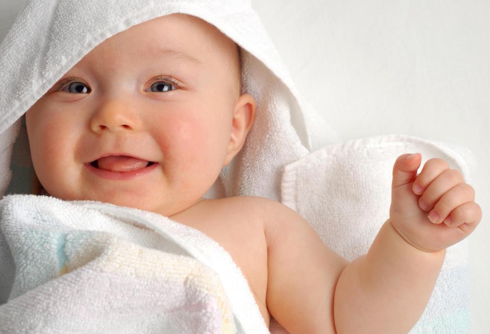 Soft, absorbent French terry is a popular choice for baby clothing and blankets.