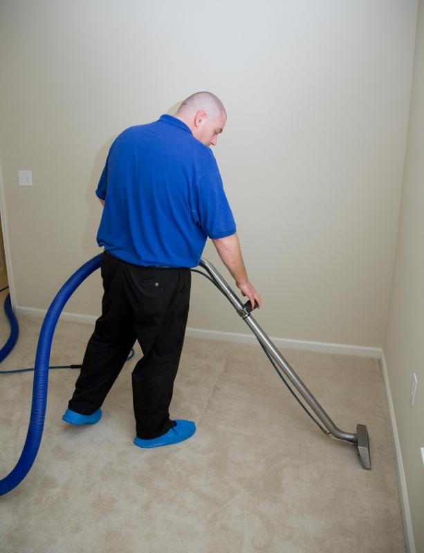 A professional cleaning service may be acquired to clean carpets.