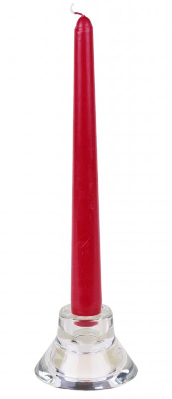 Taper candles are a popular element in table decor.