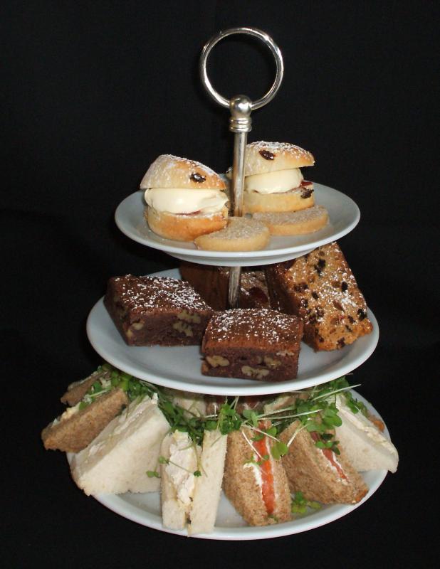 A tea tray.
