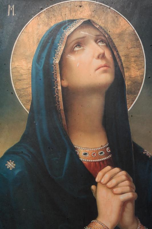 The Virgin Mary.