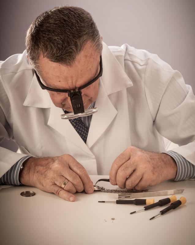 Precision screwdrivers are often used by watchmakers.