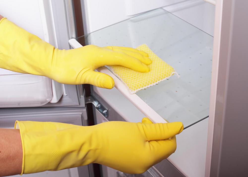 Cleaning a refrigerator will help eliminate unwelcome odors.