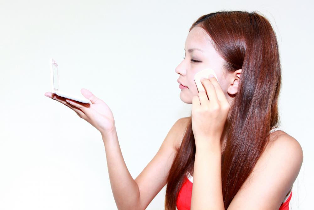 Women often use powder rooms to apply make-up, or "powder their noses.".