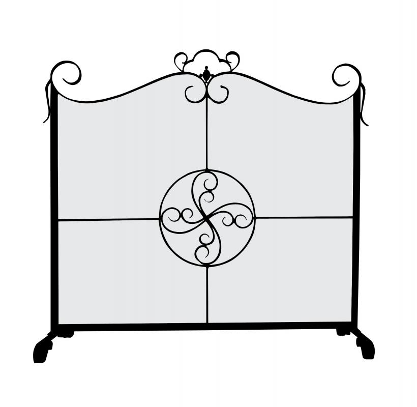 Fireplace screens can add to the safety and attractiveness of a fireplace.