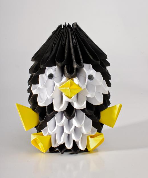 Origami paper is used to create many different forms of origami.