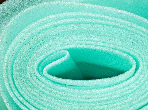 Polyethylene foam is sold in rolls and sheets.