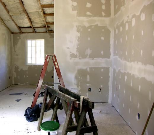 Once a room has been sheet rocked, it is time to texture the walls.