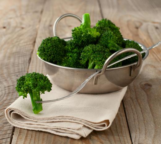 When shopping, purchase fresh broccoli that is bright green with small, unopened florets.