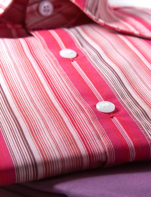 Oxford cloth may be used to make casual and dress shirts.