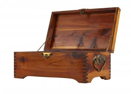 Some people use a cedar chest to store moth-sensitive material.