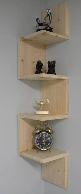 Wall shelves come in a variety of different sizes and shapes.