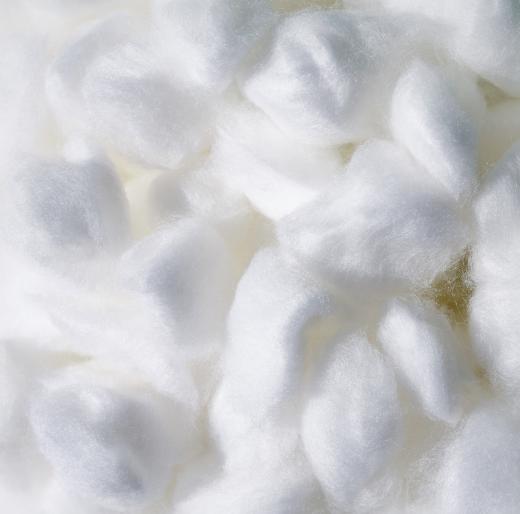 Cotton balls can be soaked in a Borax mixture.