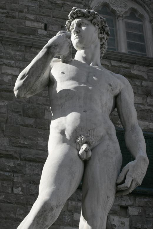 A replica of Michelangelo's David would fit into any Tuscan decor.