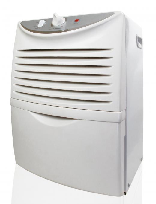 A dehumidifier may be used to reduce humidity in the air.