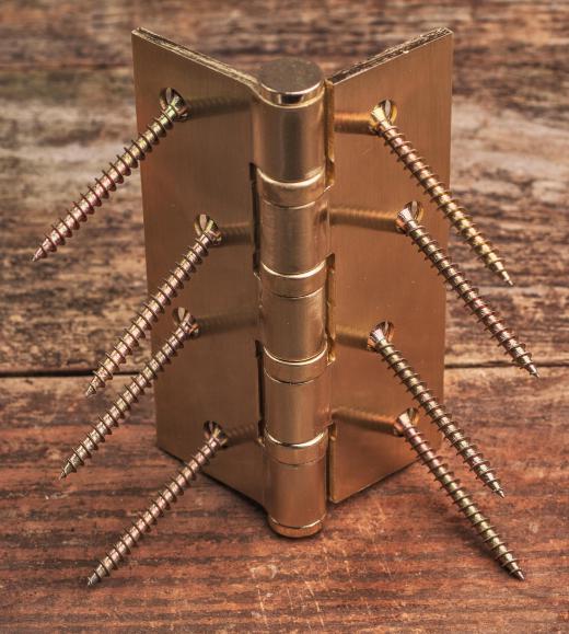 All basic hinges are made of three parts: Two arms and one pin.