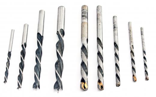 Hand drills can accommodate a variety of different drill bits.