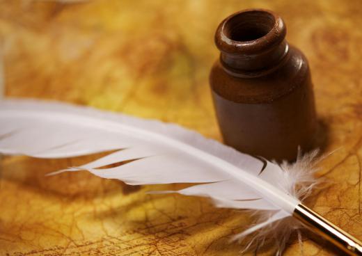 Escritoires, or writing desks, held supplies like quills, paper, and ink.