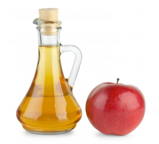 Apple cider vinegar and water, when mixed, make an effective brick fireplace cleaner.