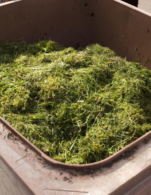 Grass catchers attach to lawn mowers to collect clippings.