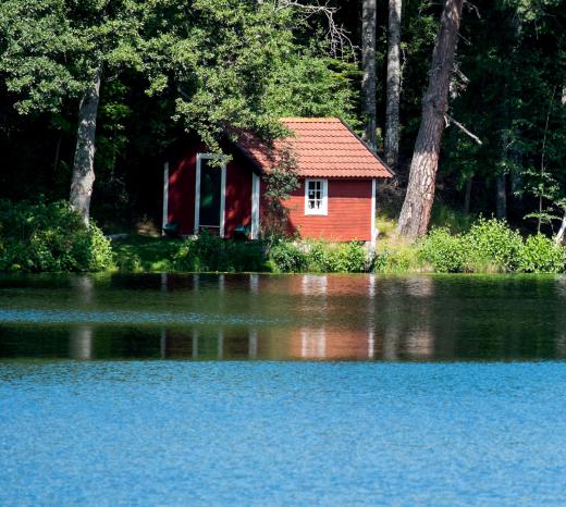 A-frames are popular vacation cottages.