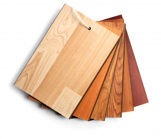 Laminate flooring is an inexpensive, yet less durable, alternative to hardwood flooring.