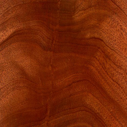 Mahogany sands down to reveal an attractive grain.