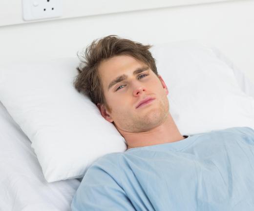 A well-made bed may help a sick patient feel more comfortable.