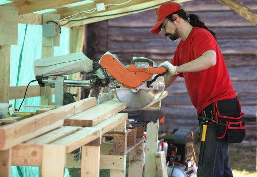 After using a planer, the last edge is usually squared up on a table saw.