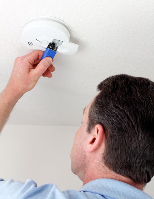 Dual sensor smoke alarms should have the battery replaced twice a year.