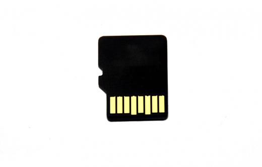 Micro SD memory cards can store a large amount of media without taking up much space.