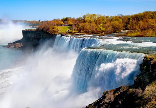 Waterfalls generate negative ions, which create a fresh smell.