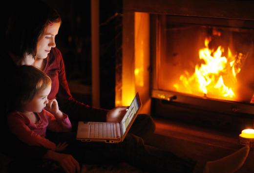 A  hearth may be a good match for a rustic wood cabin.