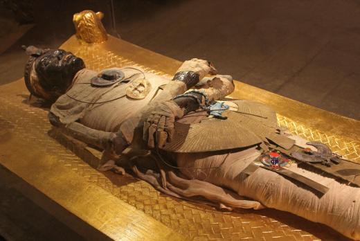 Linen was used to wrap the mummies of ancient Egyptian royals.