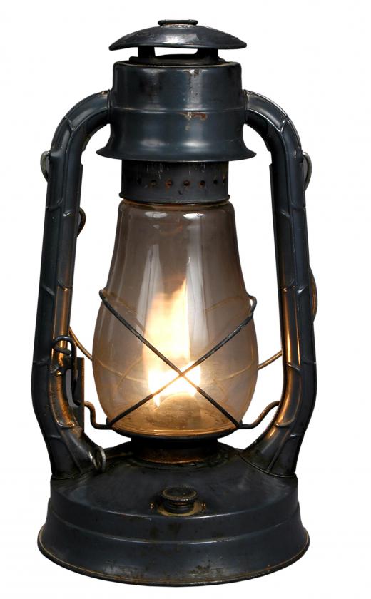 Kerosene lamps use capillary action to draw the kerosene up the wick.