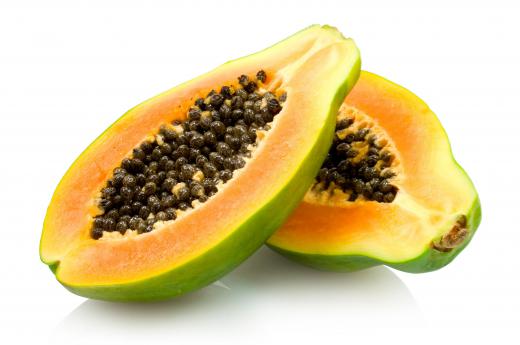 Applying papaya can help fight fungal leaf blight.